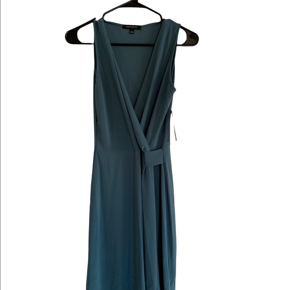 Teal size small mid length dress